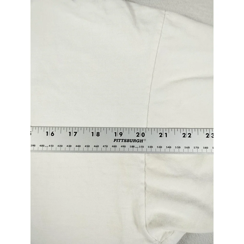 Vintage‎ 90s Hanes Beefy Stanford Publishing Course Shirt Mens XL White College